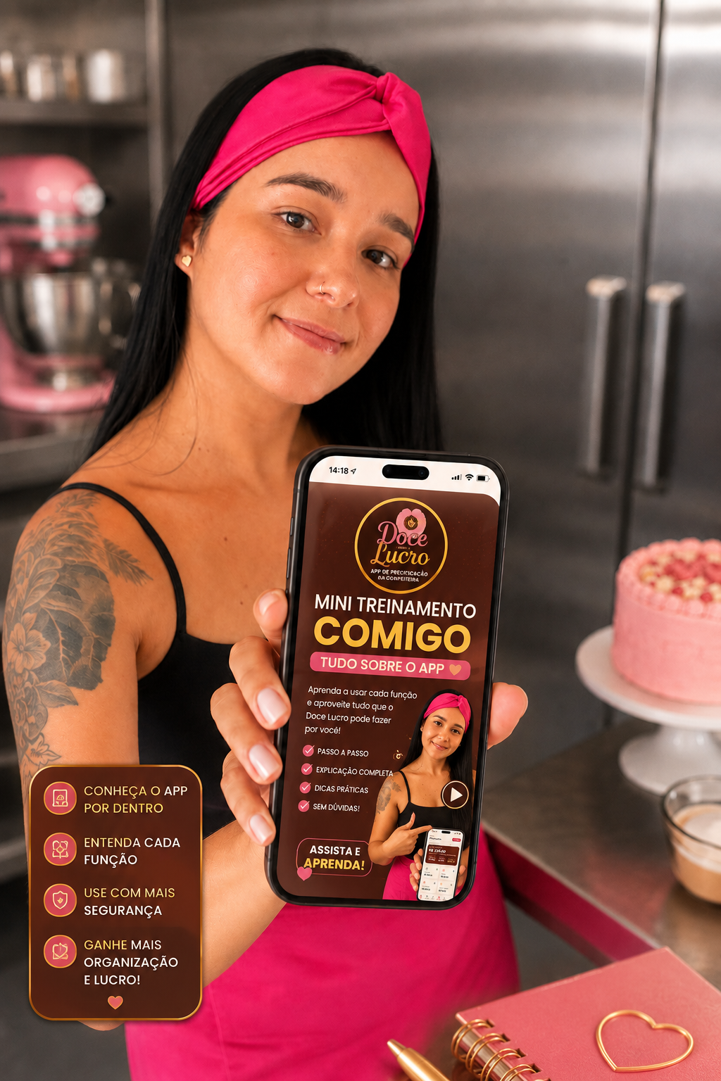 Mini treinamento em vídeo Doce Lucro